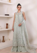 Noor by Saadia Asad Chiffon De Luxe'24 D-08 Sage