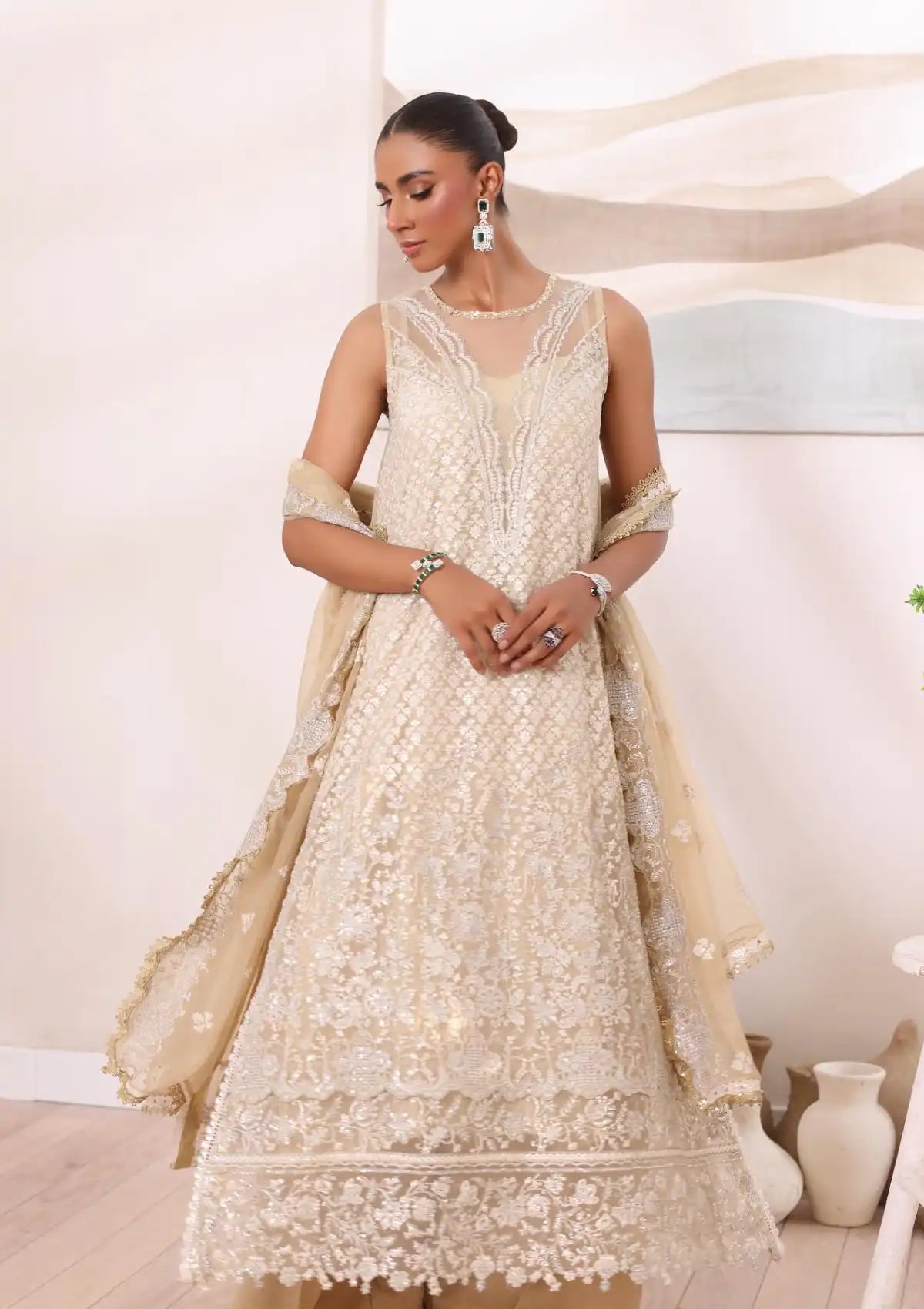 Noor by Saadia Asad Chiffon De Luxe'24 D-01 Nura