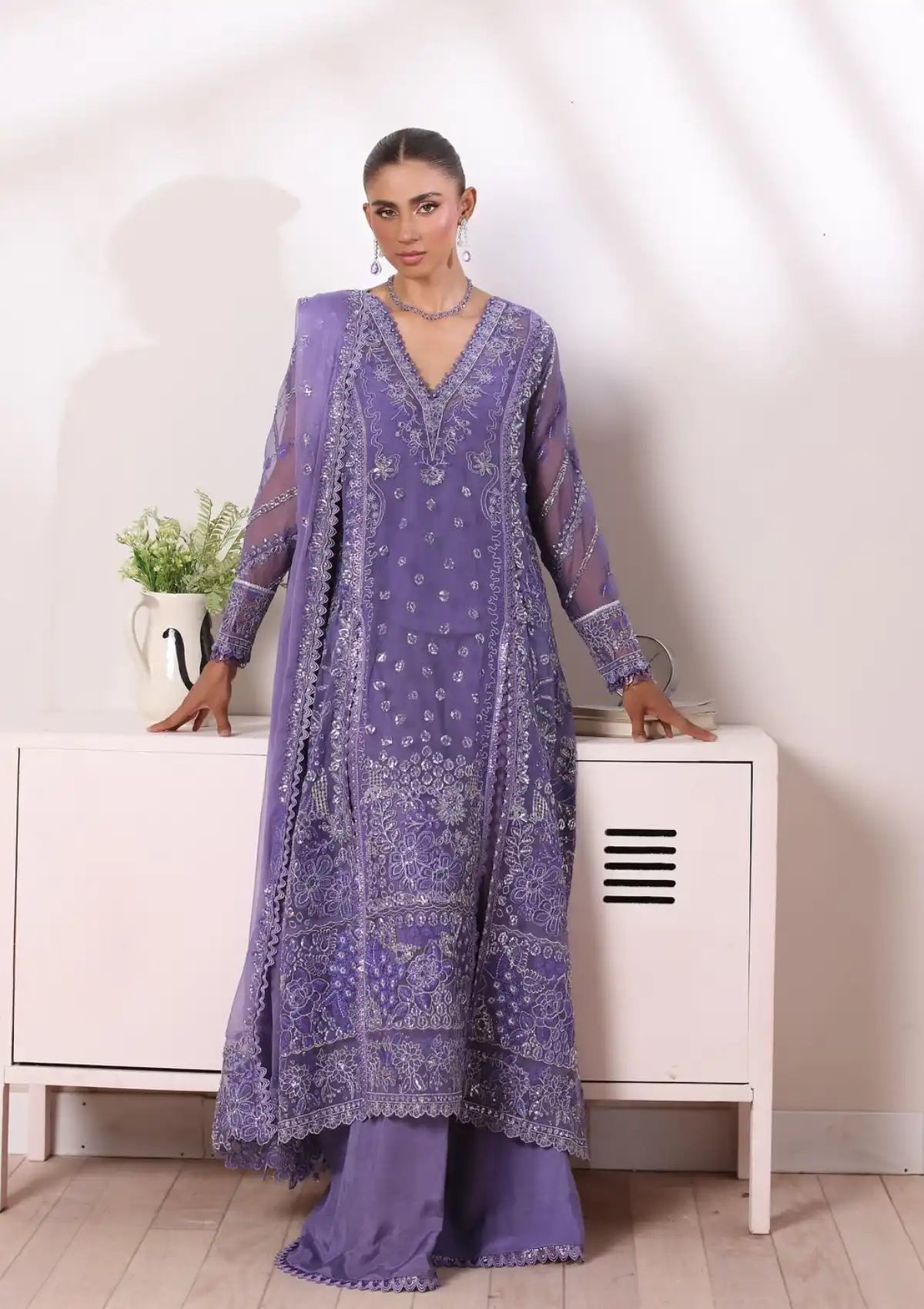Noor by Saadia Asad Chiffon De Luxe'24 D-02 Indira