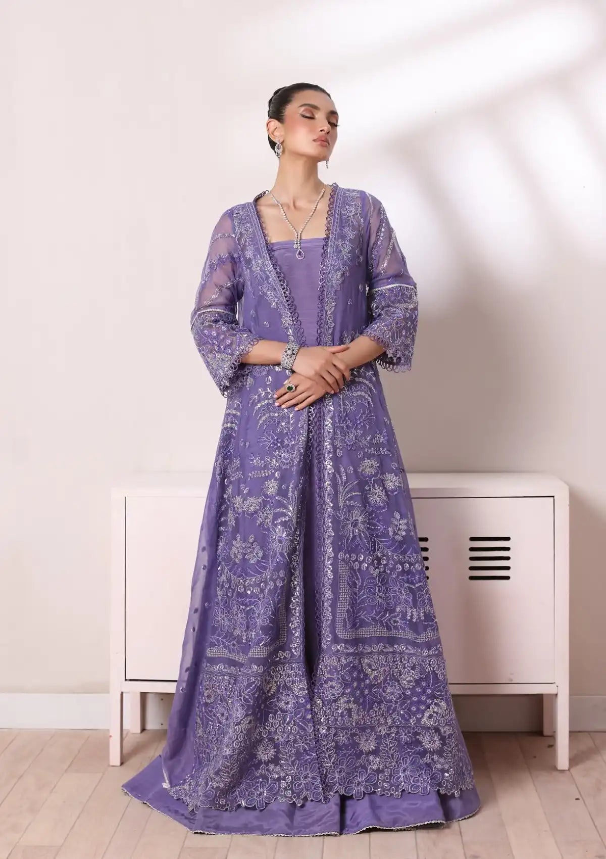 Noor by Saadia Asad Chiffon De Luxe'24 D-02 Indira