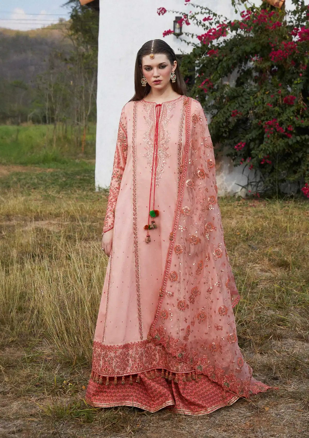 Hussain Rehar Eid Luxury Lawn'24 NAYRA - Mohsin Saeed Fabrics