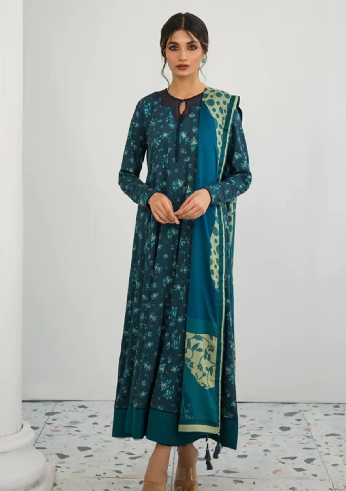 Jazmin Winter Unstitched'23 UWP-0031 - Mohsin Saeed Fabrics