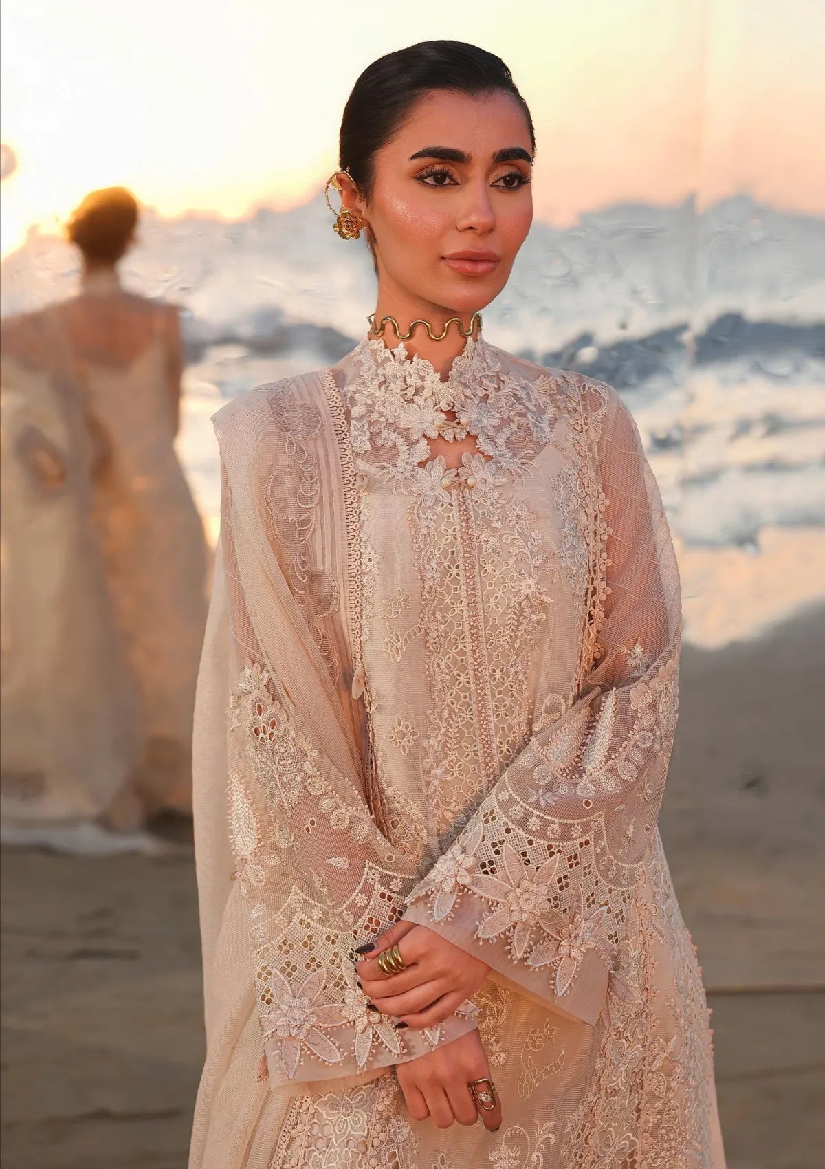 Qalamkar Sahil Luxury Lawn‘26 SA-15 Nehan