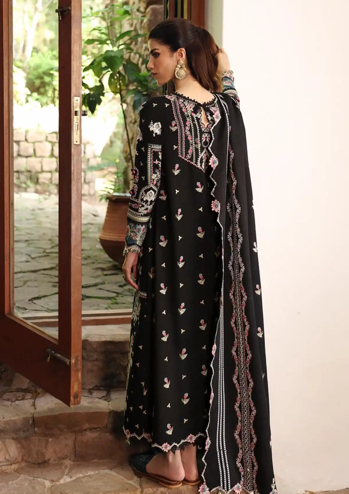 Qalamkar Qlinekari Linen'24 LM-02 RIA