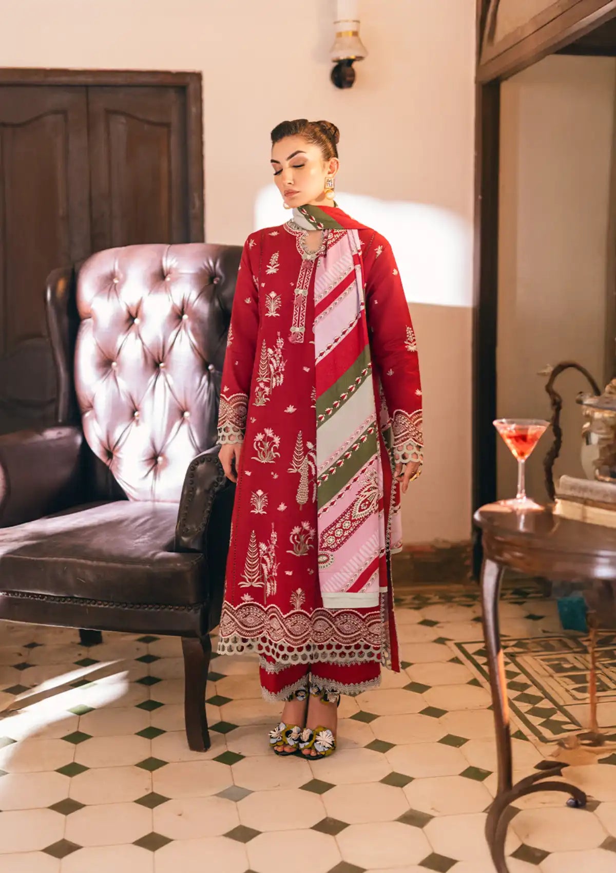 Mushq Symphony Karandi'24 D-02 VELVET ROSE
