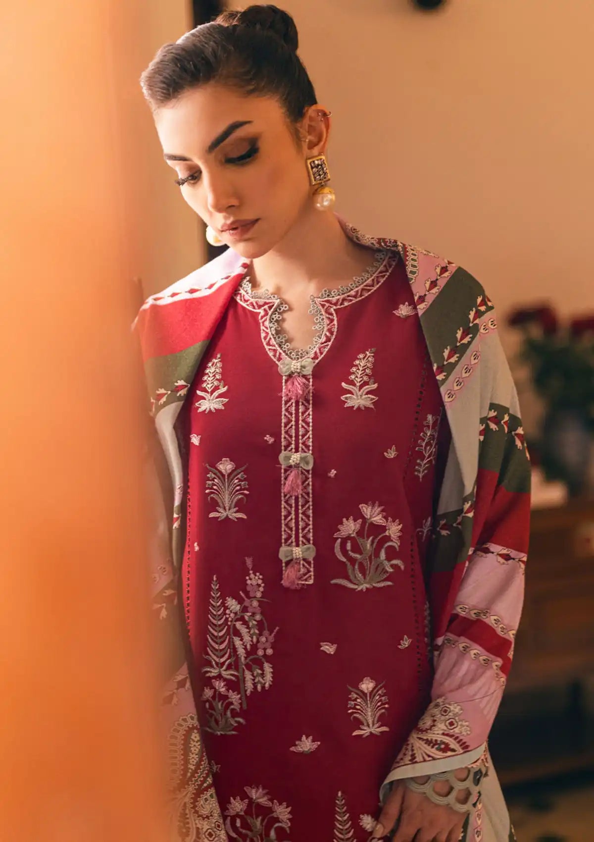 Mushq Symphony Karandi'24 D-02 VELVET ROSE