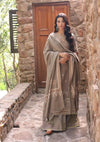 Noor by Saadia Asad Suzaanikari Winter Shawl'24 D-07 ZEENAZ