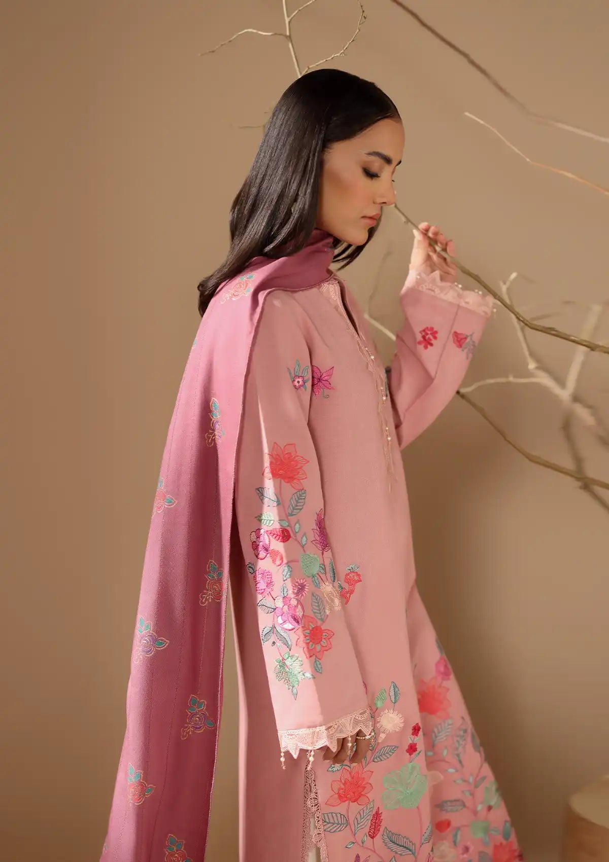 Rajbari Nissa Emb Shawl Edit'24 D-07