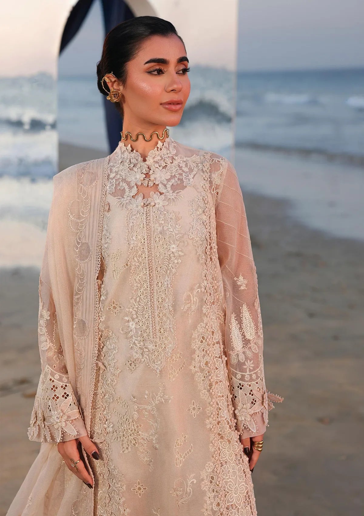 Qalamkar Sahil Luxury Lawn‘26 SA-15 Nehan