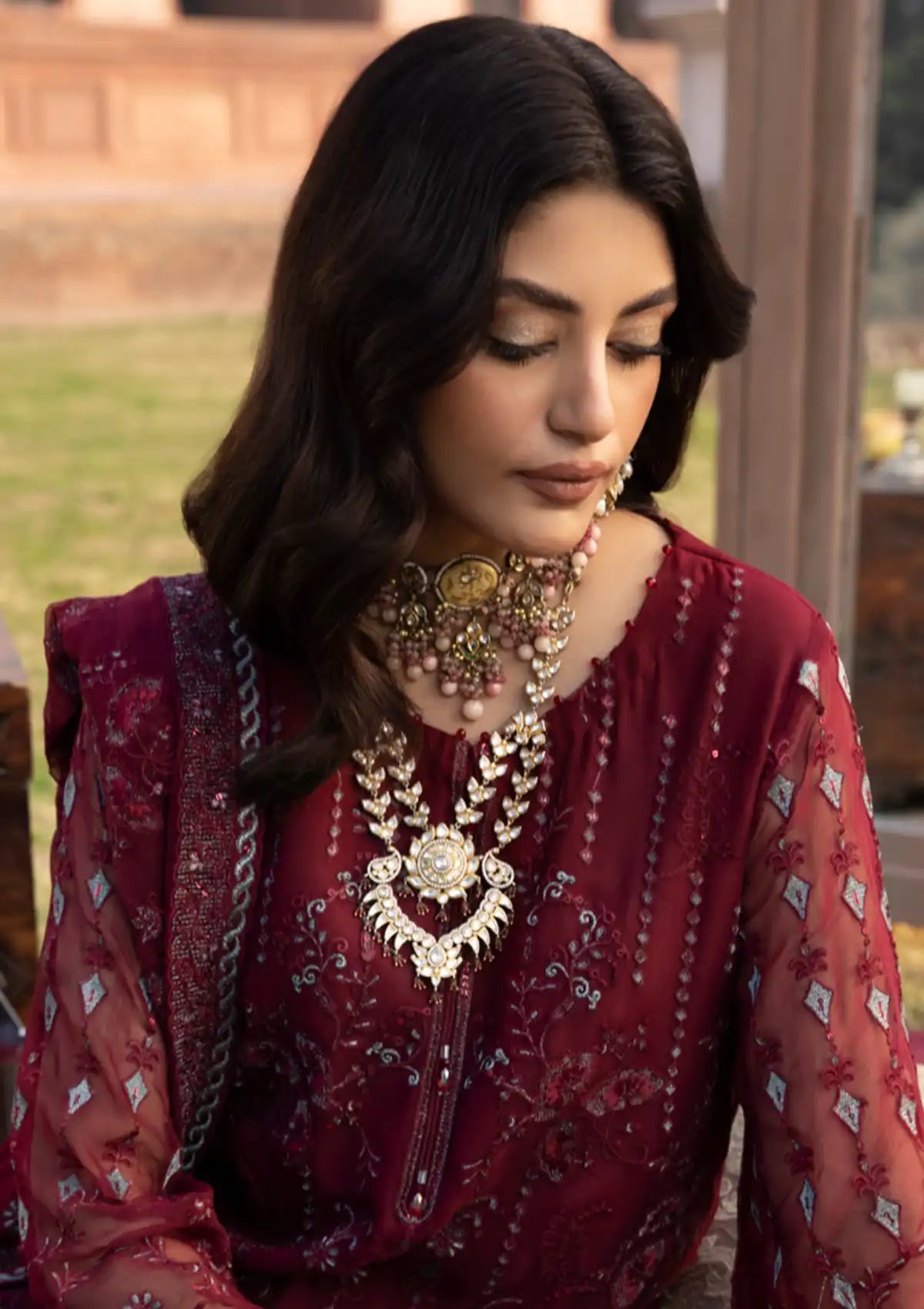 mohsin-saeed-fabrics-luxury-fashion-collection-daily-wear-wedding-and-formal-in-budget-This-product-is-from-lavish-dilkash-luxury-chiffon25-d-04-burgundy-is-available-on-Mohsin-saeed-fabrics-website.