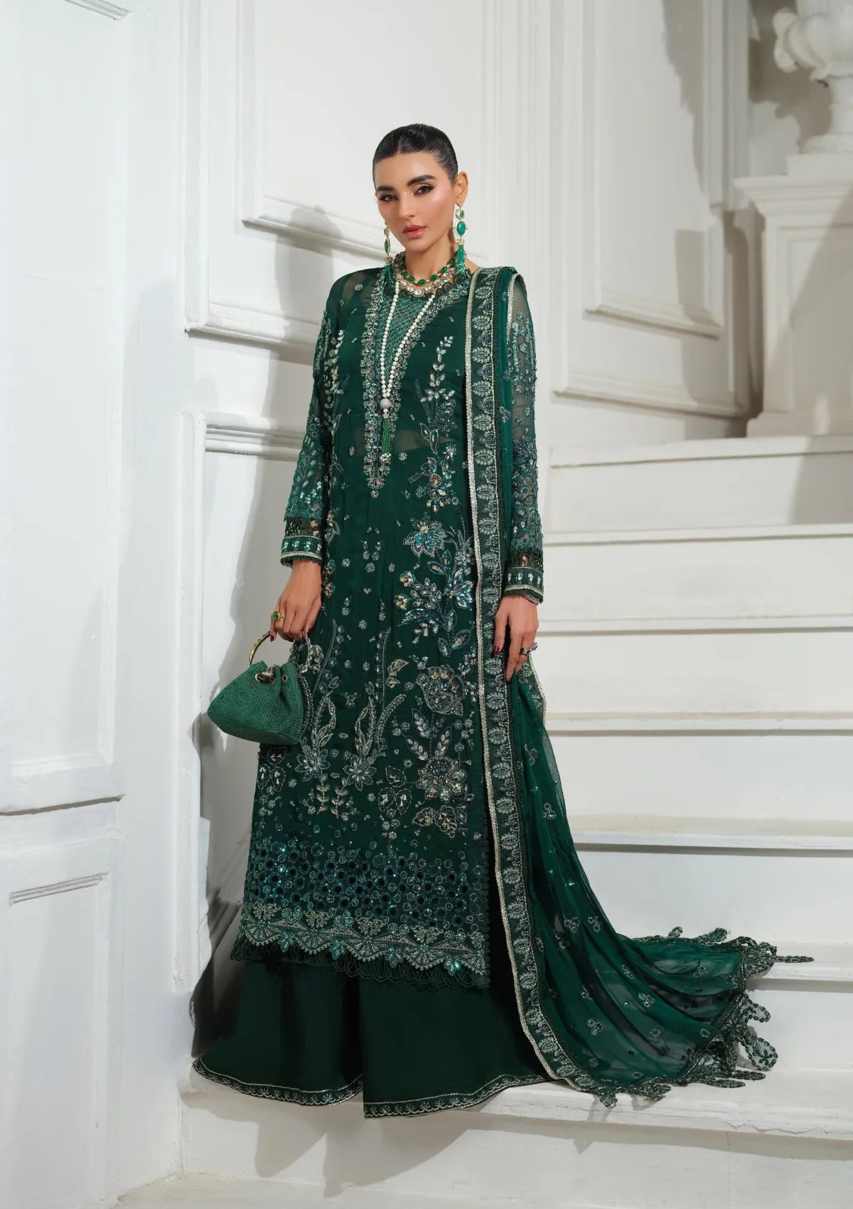 Maryam Hussain Meer Luxury Chiffon'26 D-06 Juhi