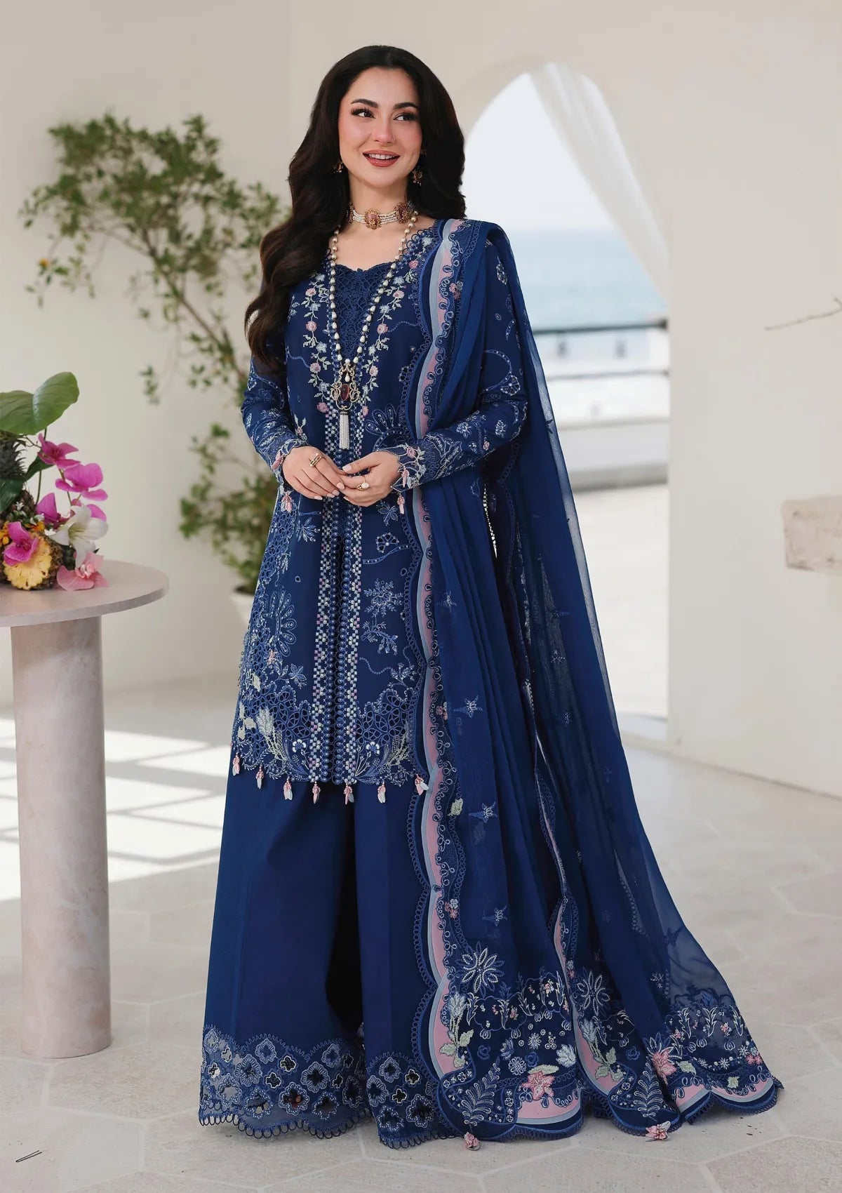 Qalamkar Sahil Luxury Lawn‘26 SA-16 Esma