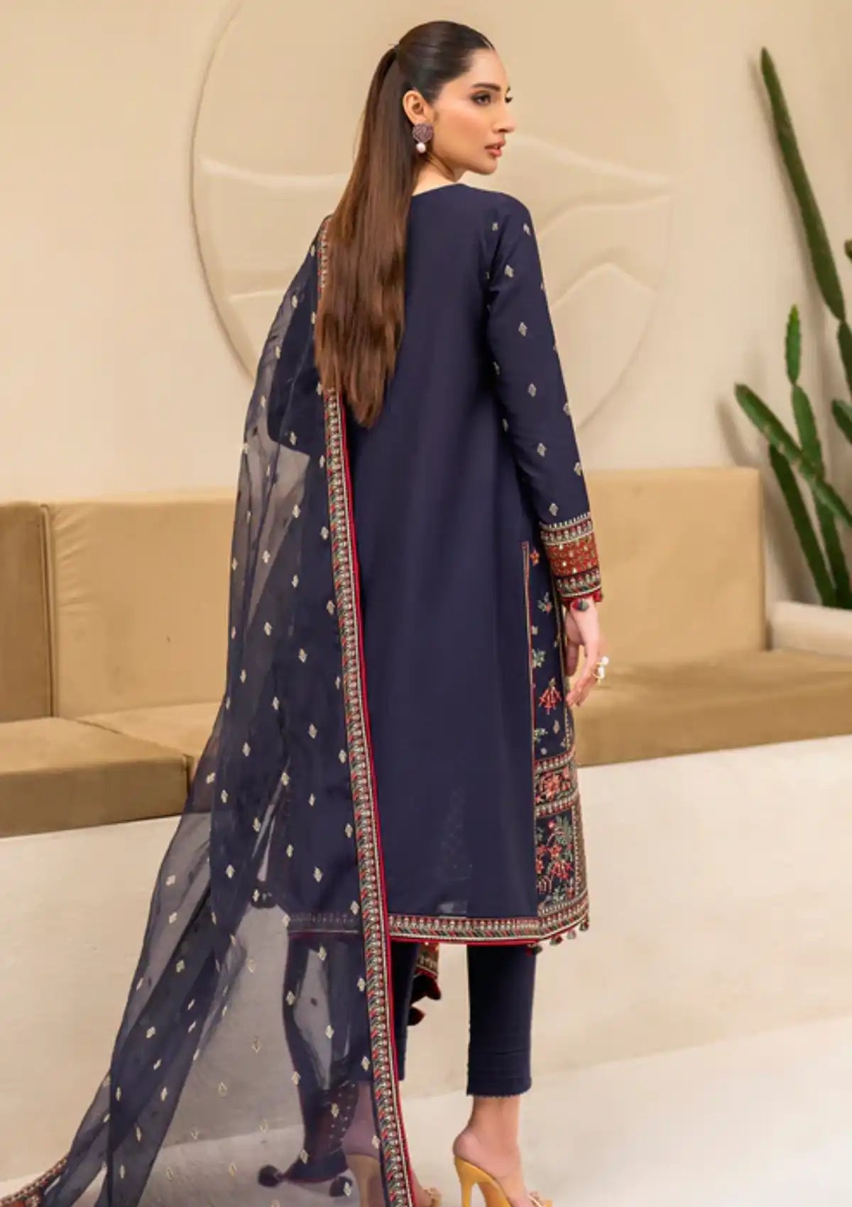Jazmin Iris Eid Lawn'24 D-06 - Mohsin Saeed Fabrics