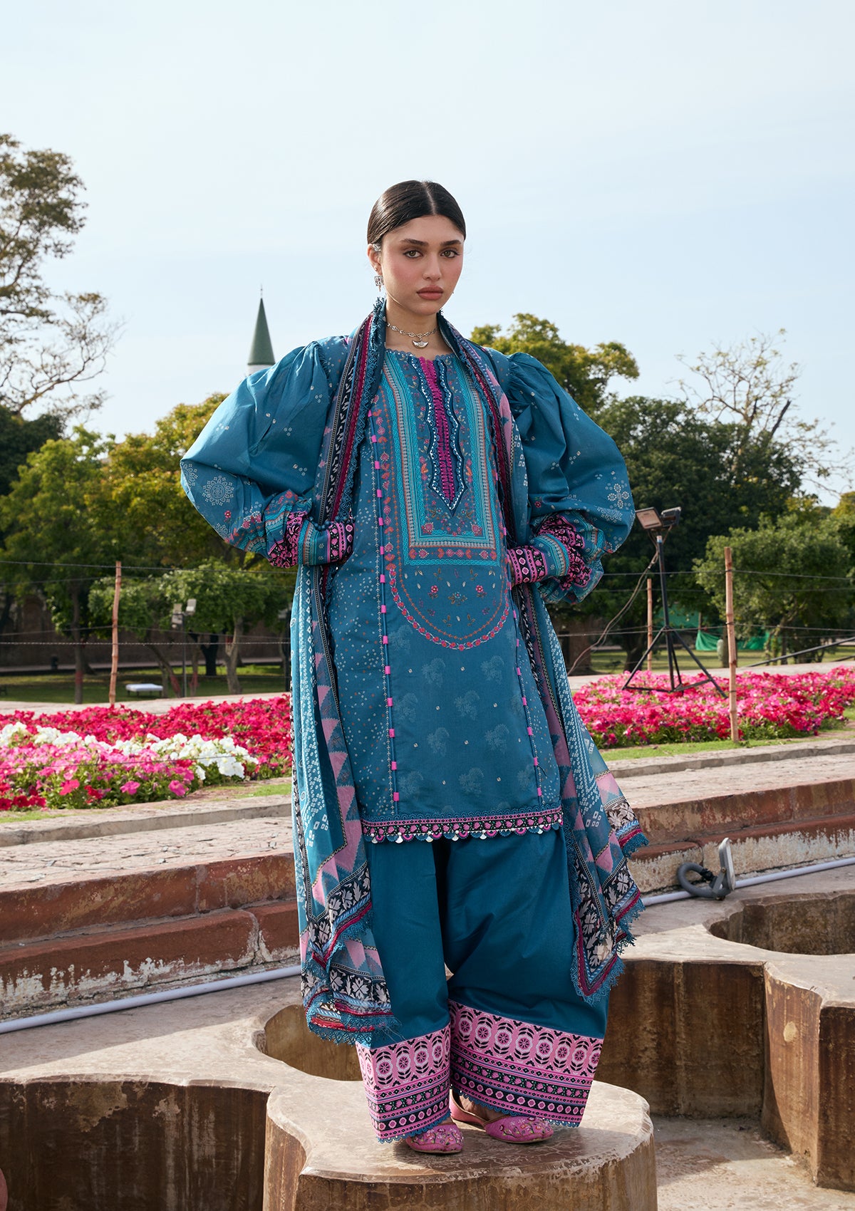 Kahf Prints Lawn'26 KPS-4A FALAK ARA