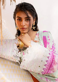 Nureh Gardenia Emb Lawn'24 NS-136-A - Mohsin Saeed Fabrics