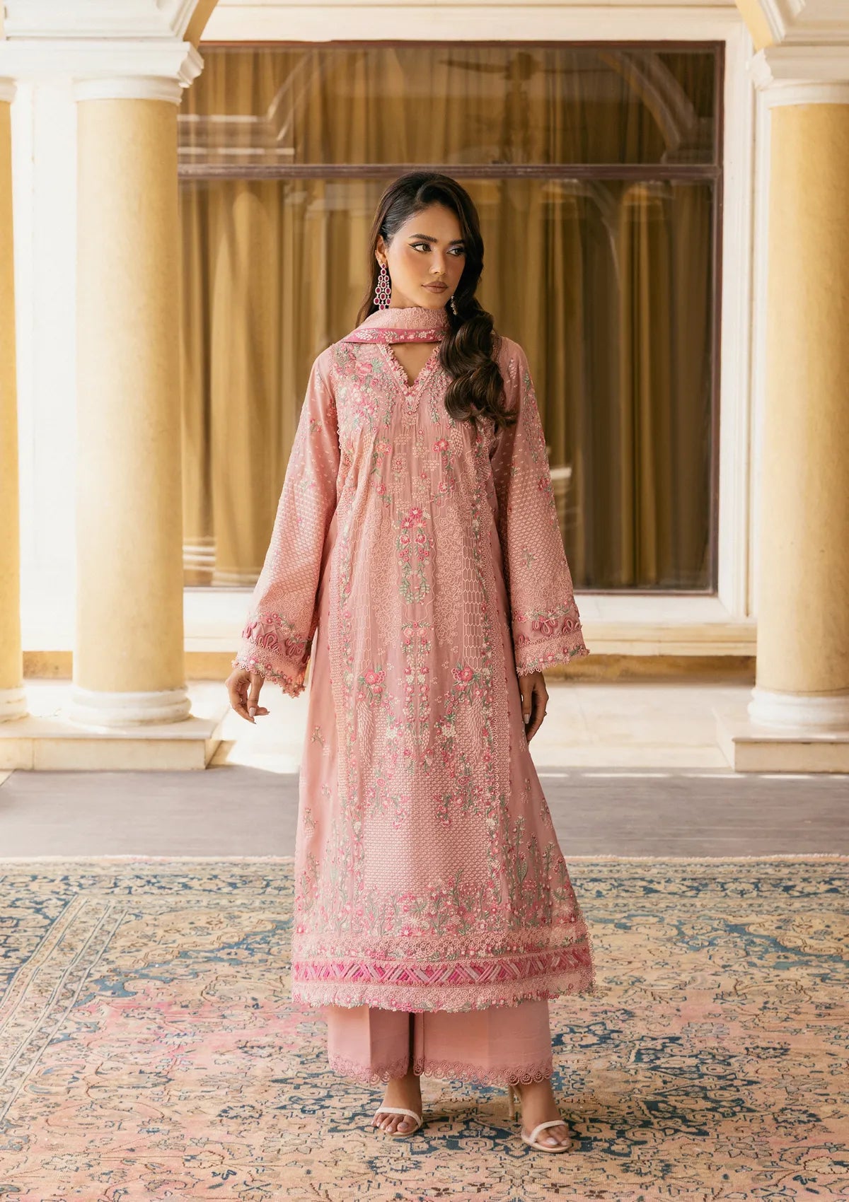 Elaf Luxury Winter'25 EWK-3A Dustyrose