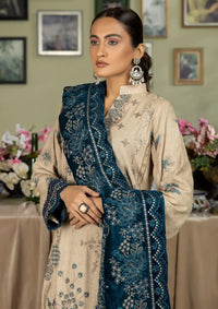 Marjjan Velvet Shawl'24 MVD-21 ZINC