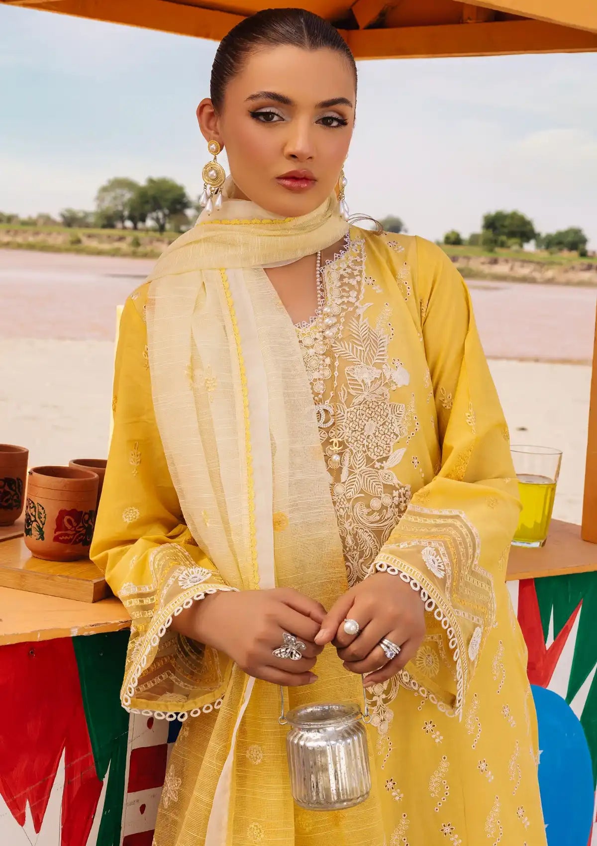 Muscari Premium Emb Lawn'24 MPEC-2027 - Mohsin Saeed Fabrics