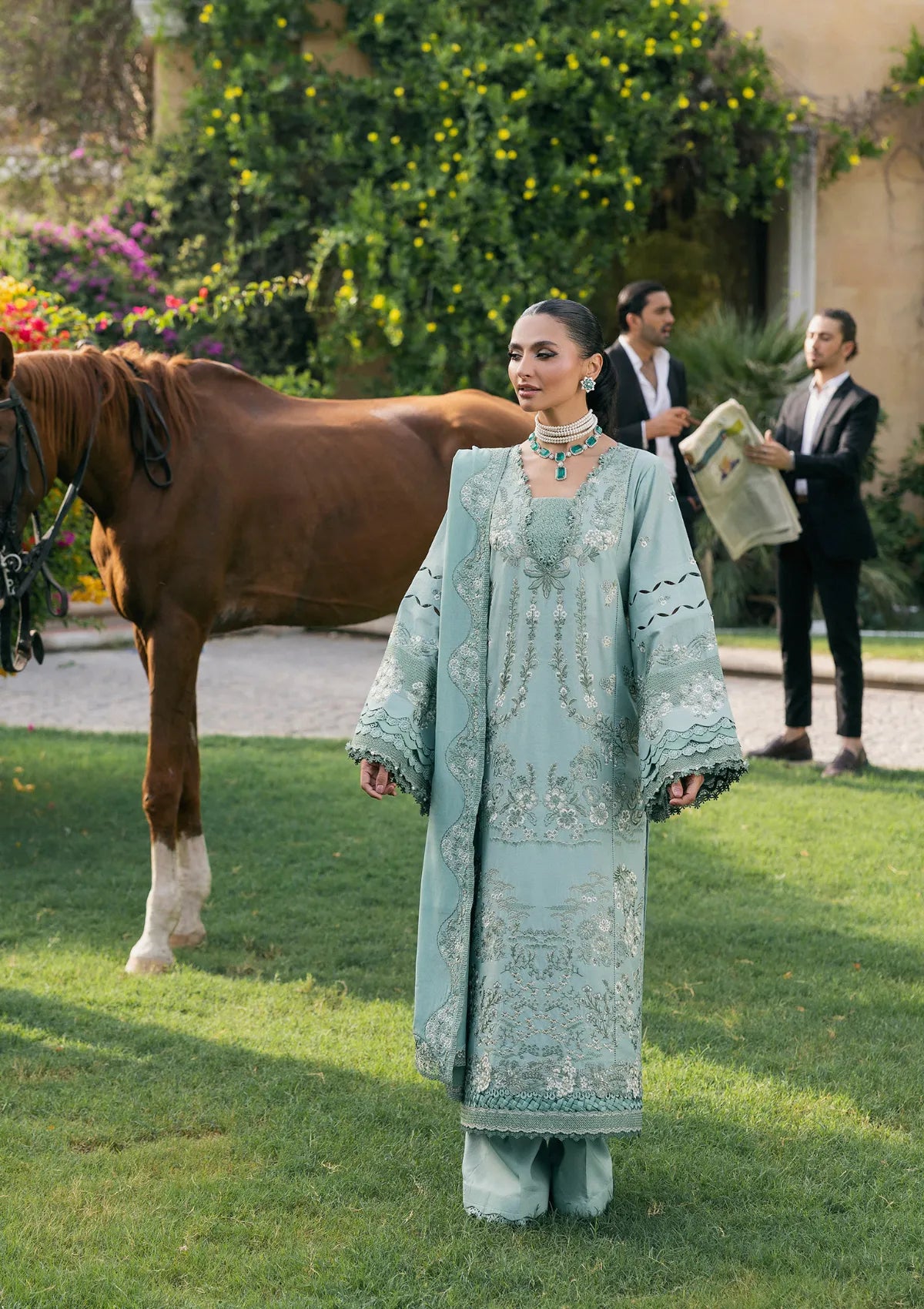 Elaf Luxury Winter'25 EWK-7A Mintfrost