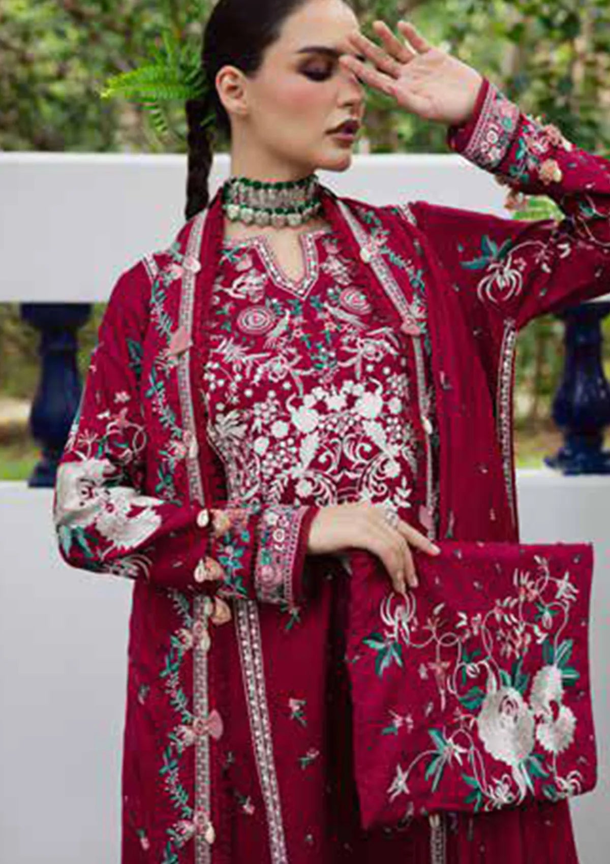 mohsin-saeed-fabrics-affordable-luxury-outfits-for-daily-formal-and-wedding-wear-This-product-is-from-marjjan-lovella-emb-viscose25-mev-46a-reddish-is-available-on-Mohsin-saeed-fabrics-website.