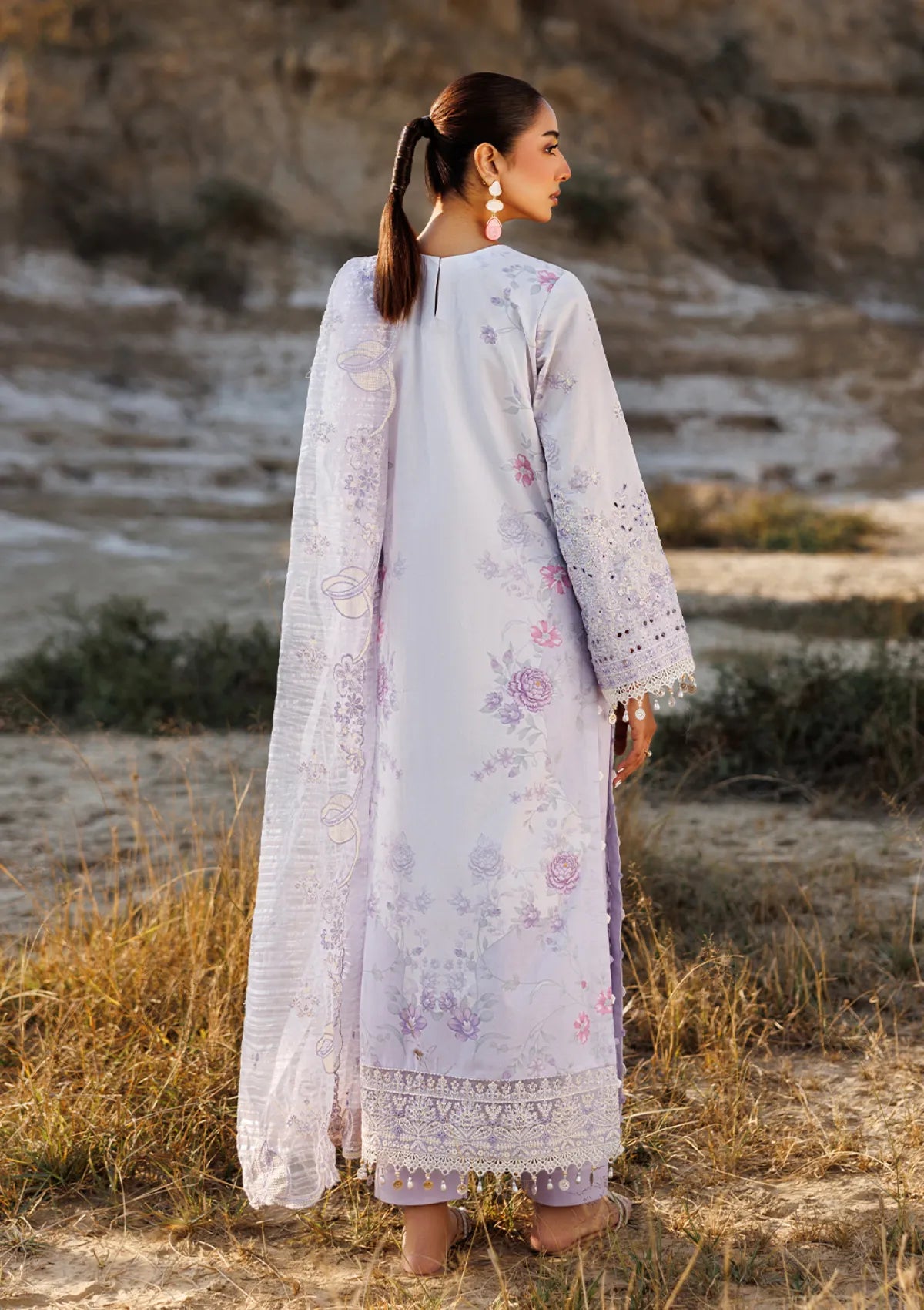 Emaan Adeel Sunlit Groove Luxury Lawn'26 -SUNLIT SWAY