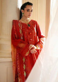 Nureh Maya Embroidered Lawn'24 NS-142 - Mohsin Saeed Fabrics