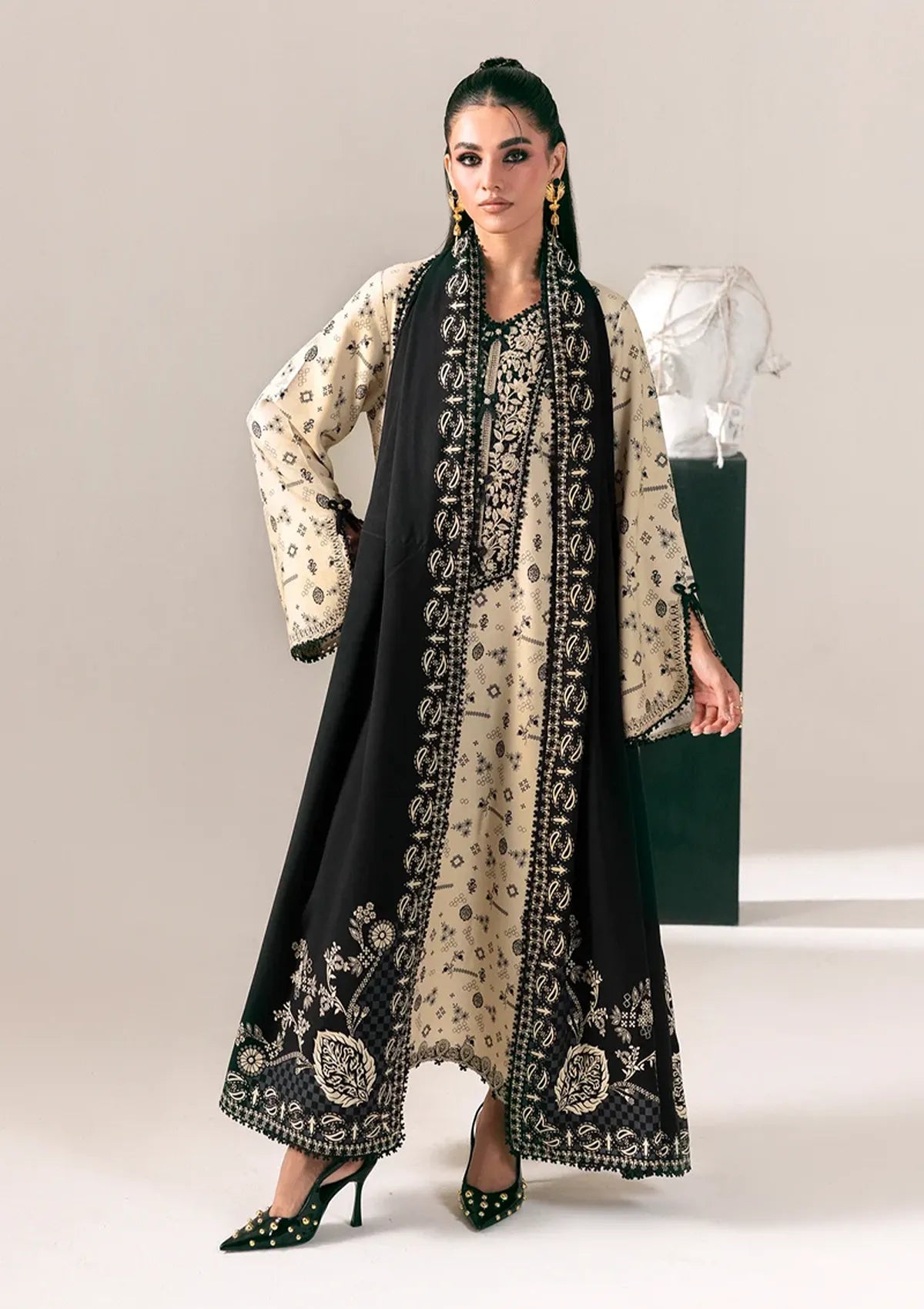 Qalamkar Qprints Linen'26 QPW-09 B Sajal