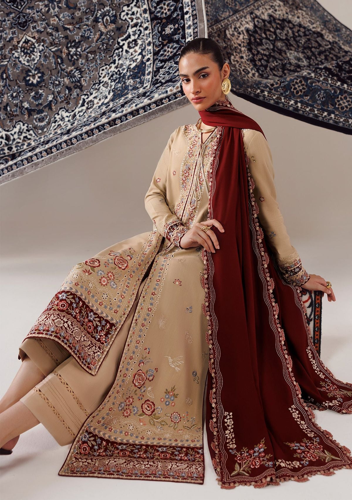 Qalamkar Qline Linen'26 QLW-16 HAMNA