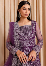 Farasha Lumiere Festive Formals'24 D-08 PLUM PASSION