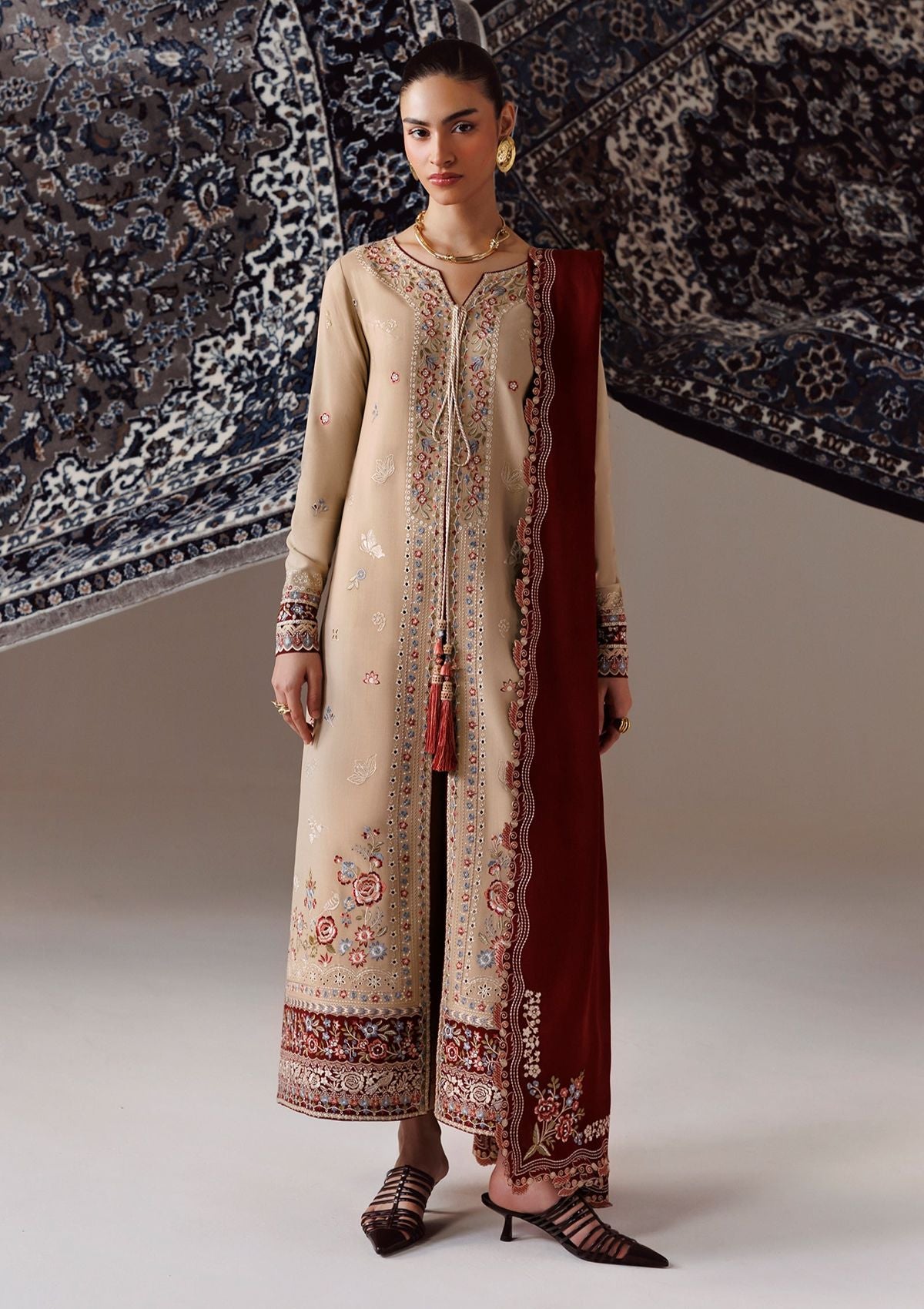 Qalamkar Qline Linen'26 QLW-16 HAMNA