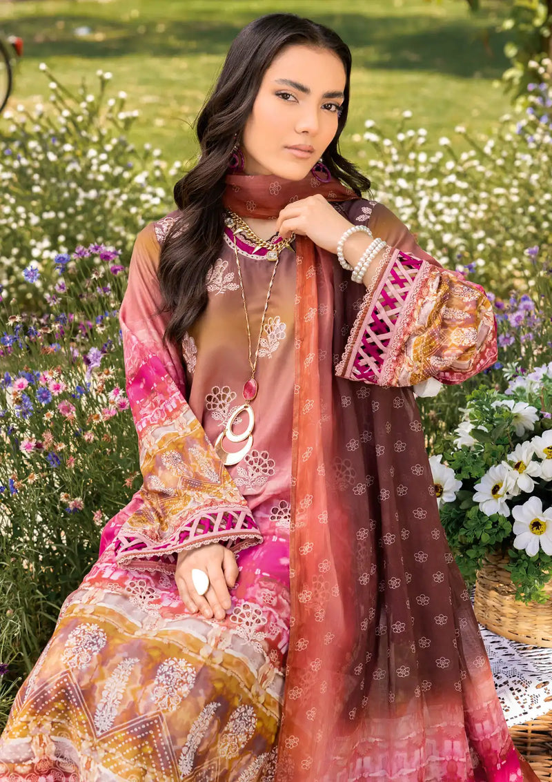 Muscari Luxury Emb Lawn'24 MELC-725 - Mohsin Saeed Fabrics