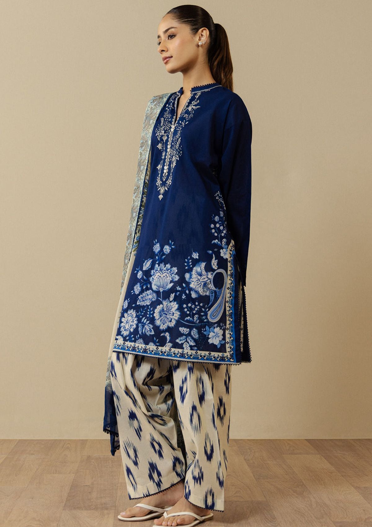Coco by Zara Shahjahan Prints Drop III'26 D-10A Cassia