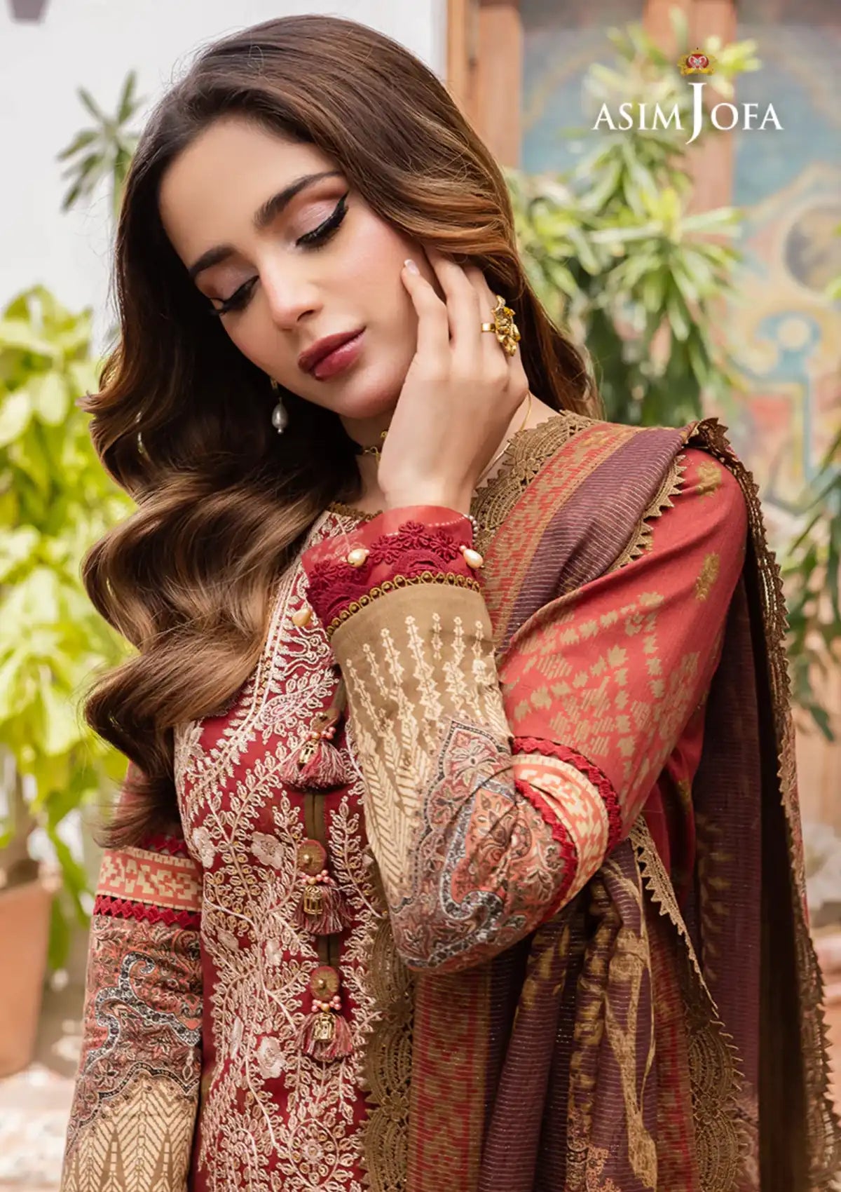 Asim Jofa Rania Pre-Winter'23 AJRW-01 - Mohsin Saeed Fabrics