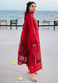Nureh Eid Escape Luxury Lawn'24 NE-91 MIREILLE - Mohsin Saeed Fabrics