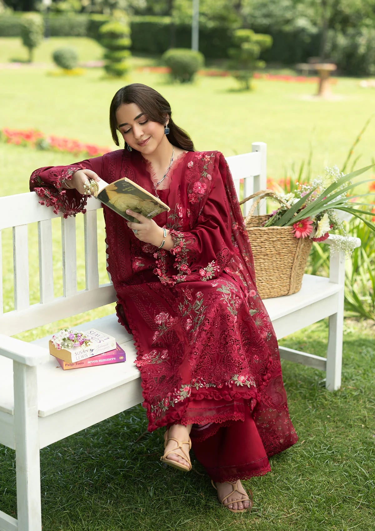 Elaf Luxury Lawn Vol-2'26 ELQ-4A FALLING PETALS