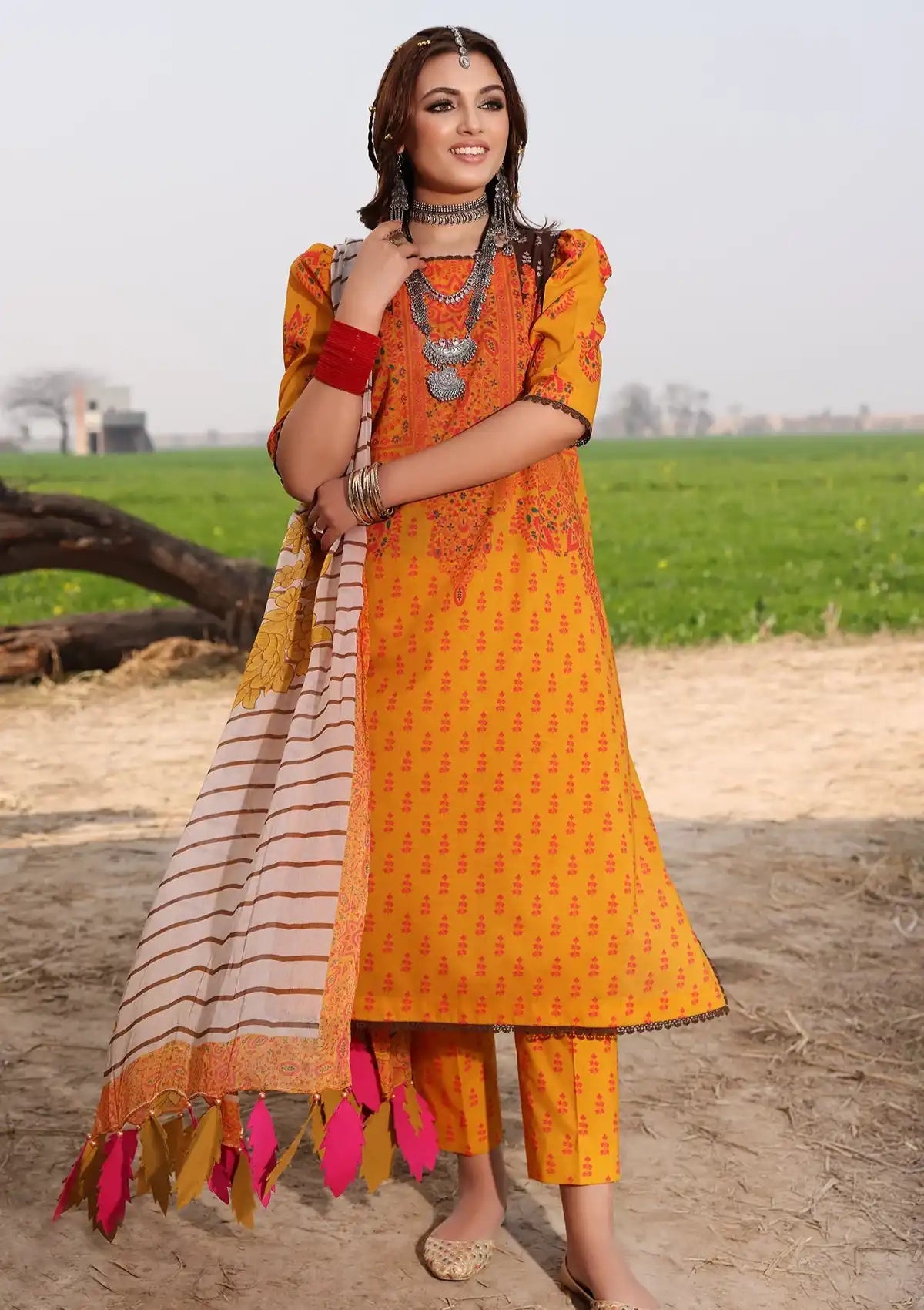 Charizma Signature Prints Lawn'24 SP4-02 - Mohsin Saeed Fabrics