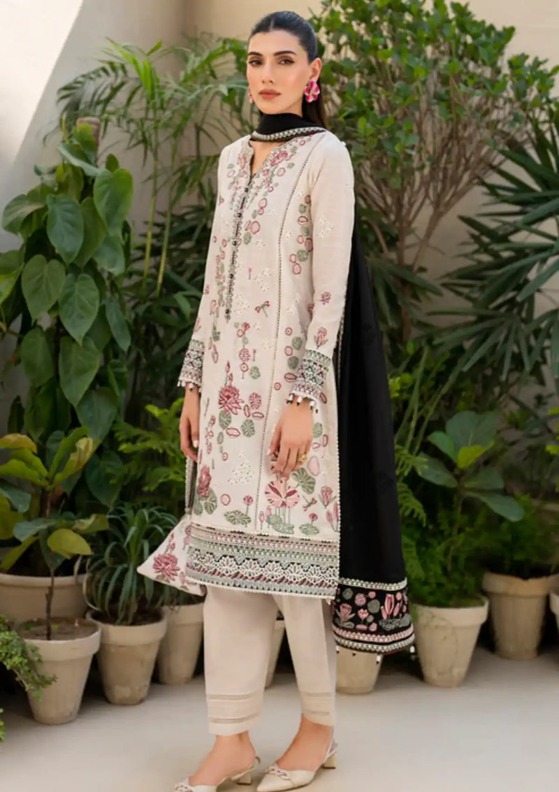 Jazmin Iris Eid Lawn'24 D-08 - Mohsin Saeed Fabrics