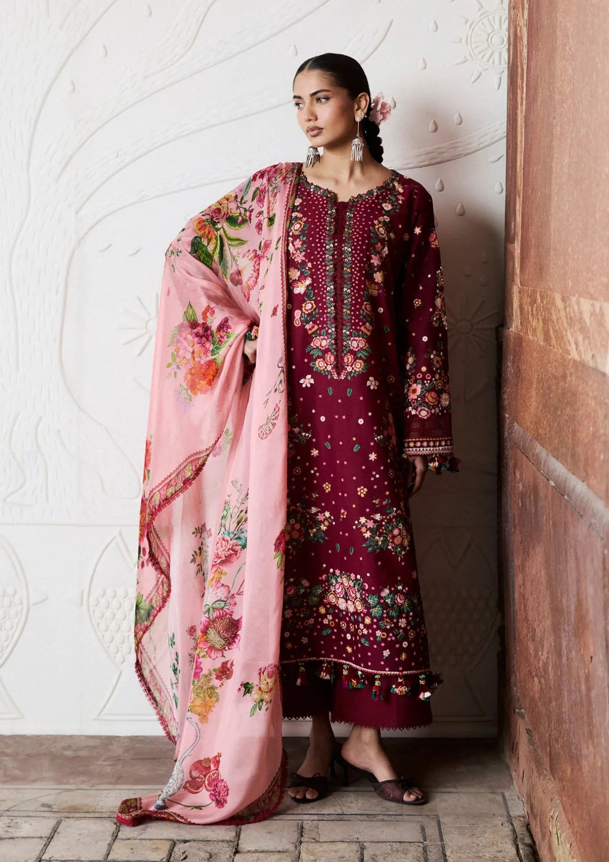 Hussain Rehar Zan Luxury Lawn'26 -Kestone