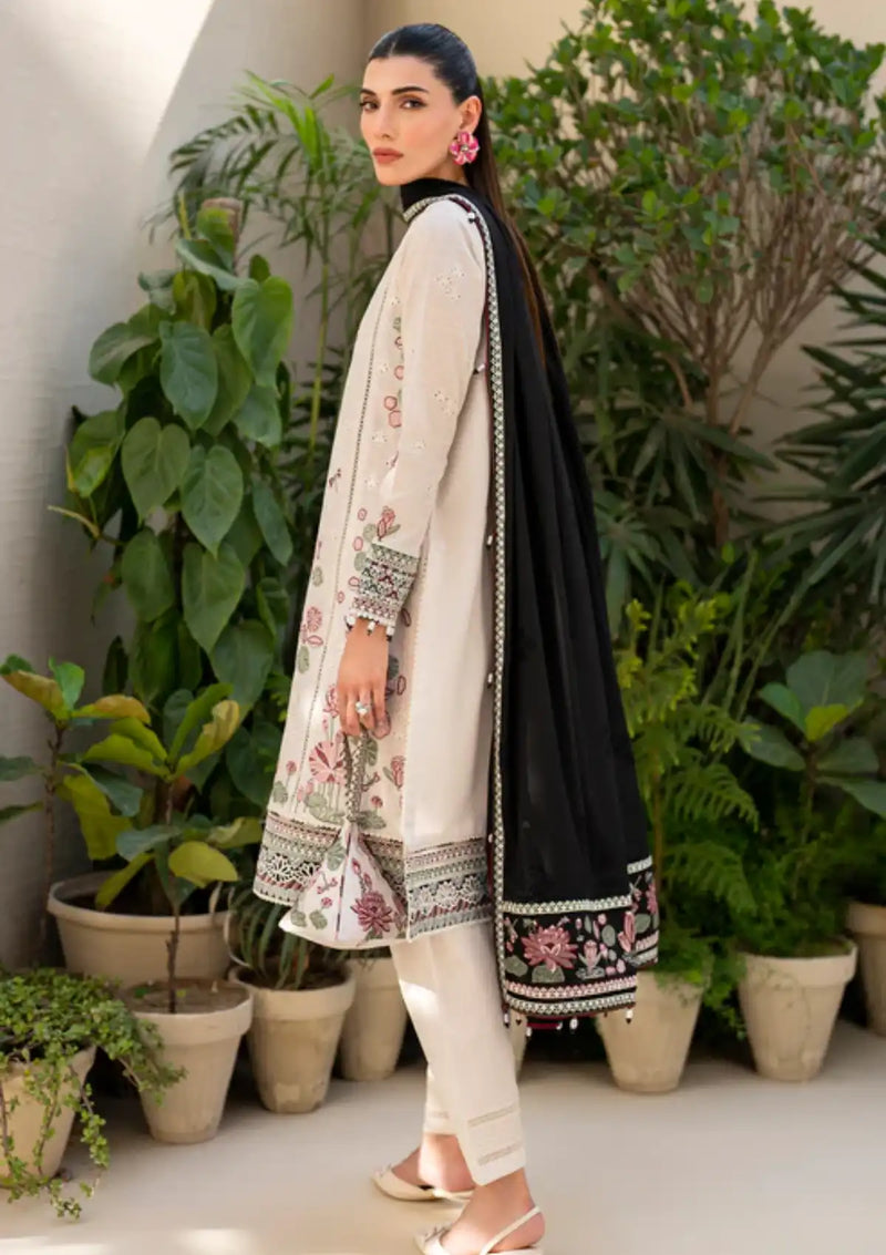 Jazmin Iris Eid Lawn'24 D-08 - Mohsin Saeed Fabrics