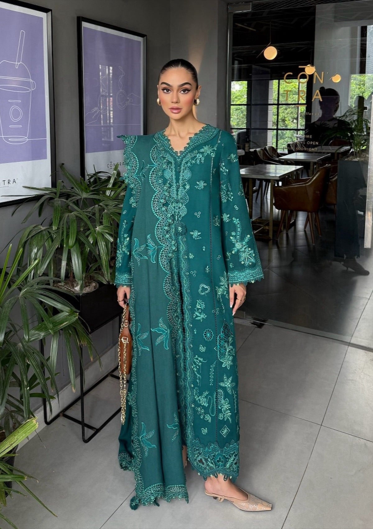 Qalamkar Qline Linen'25 KL-11 Meadow