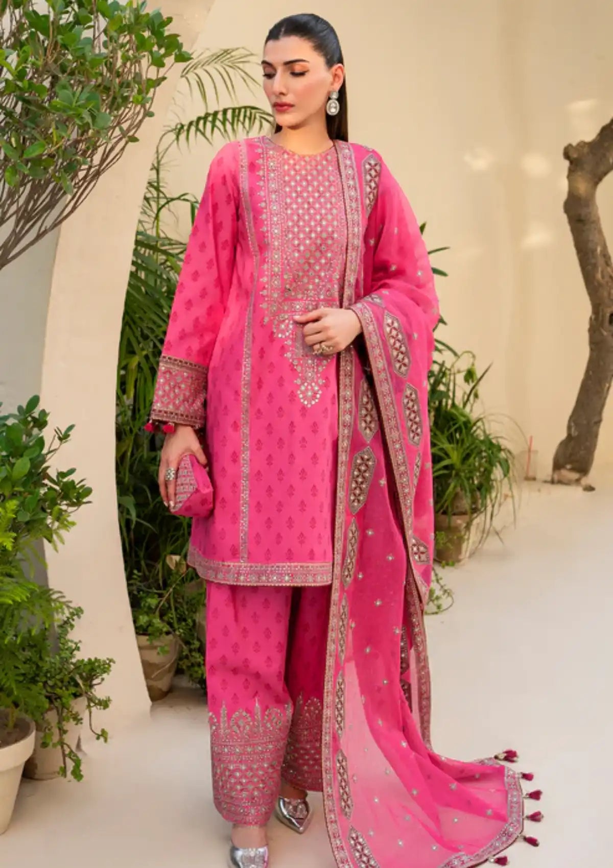 Jazmin Iris Eid Lawn'24 D-03 - Mohsin Saeed Fabrics