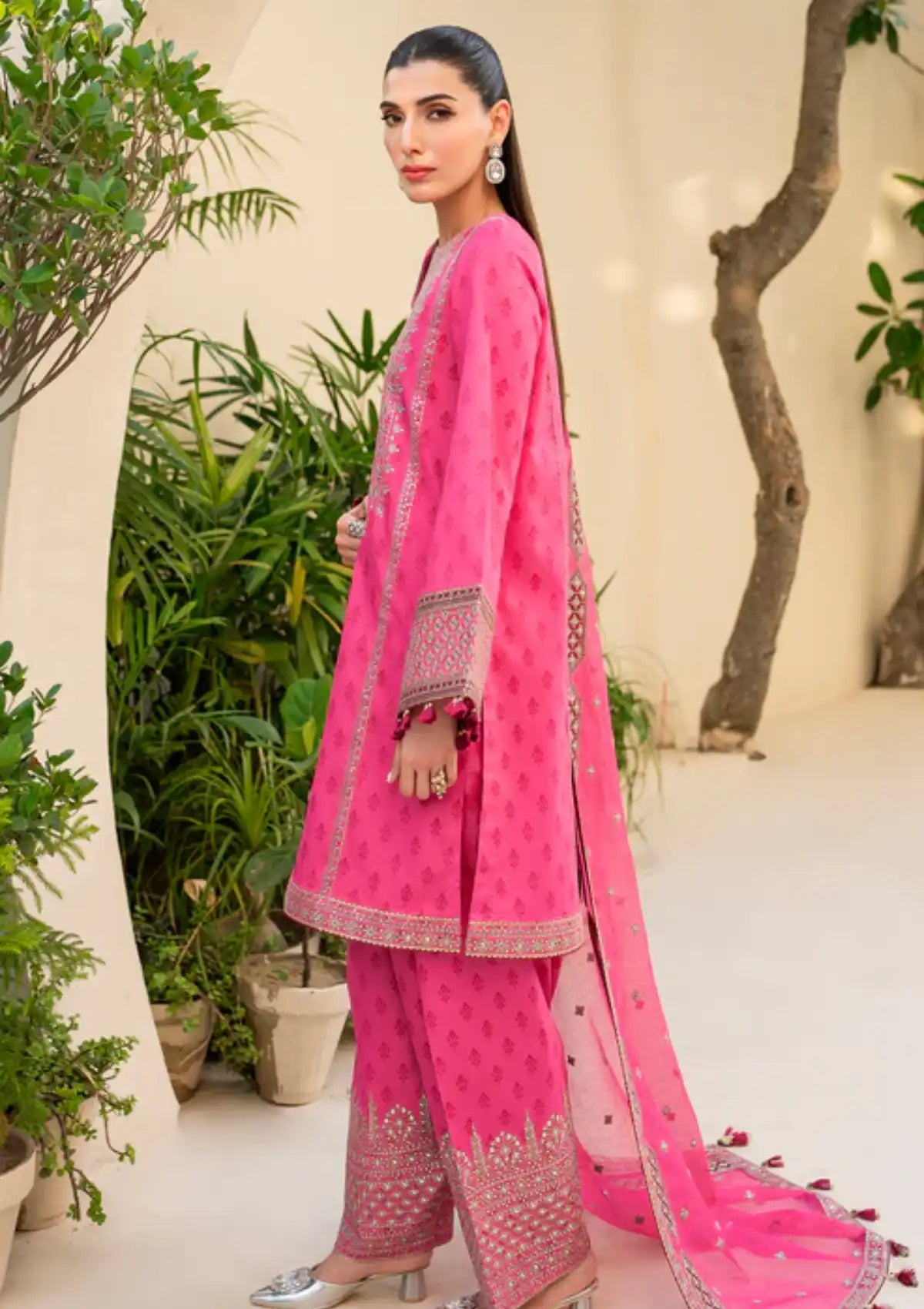 Jazmin Iris Eid Lawn'24 D-03 - Mohsin Saeed Fabrics