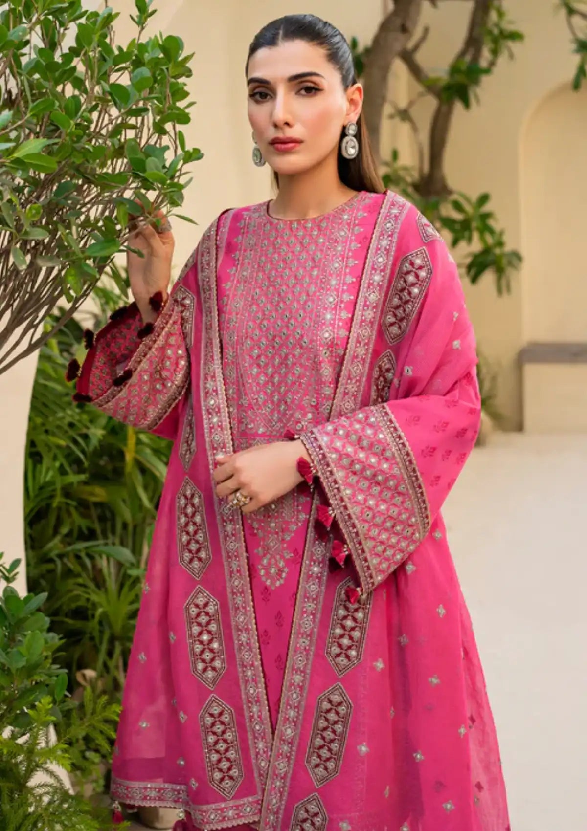 Jazmin Iris Eid Lawn'24 D-03 - Mohsin Saeed Fabrics