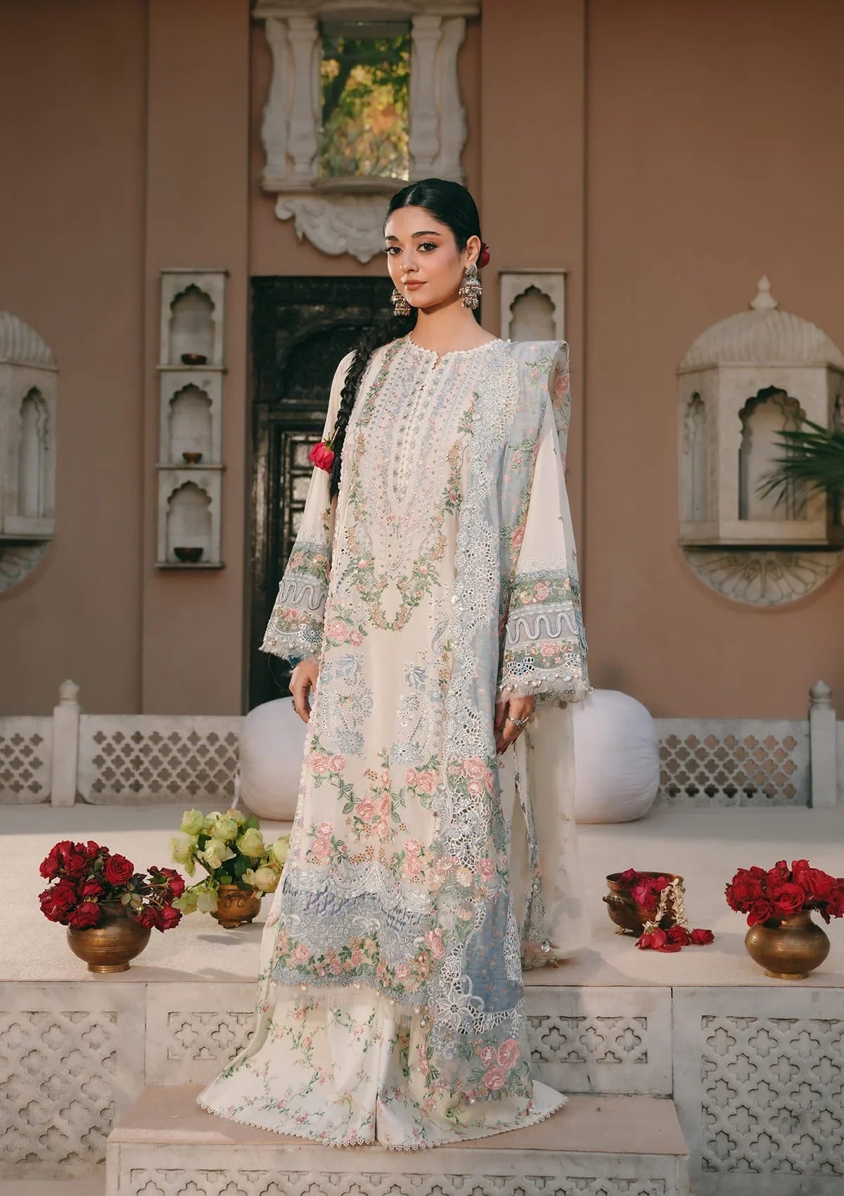 Kahf EK Fasana Luxury Lawn'26 KLB-2A NEELOFAR