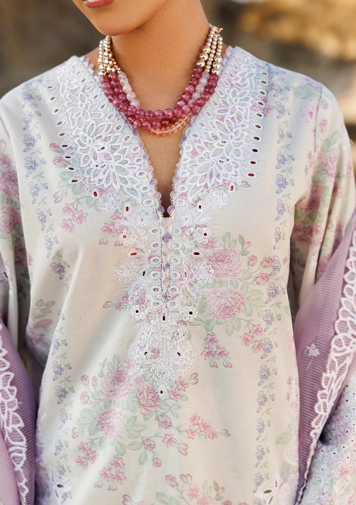 Emaan Adeel Sunlit Groove Luxury Lawn'26 -SUNNY SPLASH