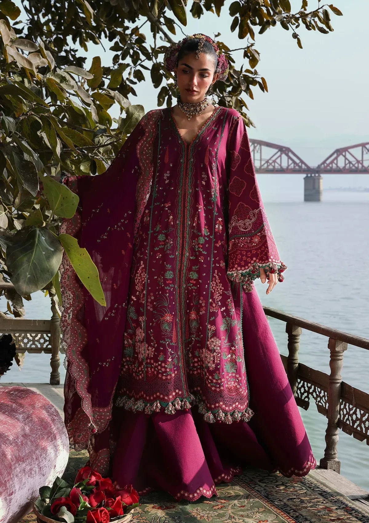 Hussain Rehar Luxury Lawn Eid Edit'26 -Anjas