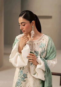 Elaf E-Craft Chikankari Lawn'26 EHC-1A VANILLA