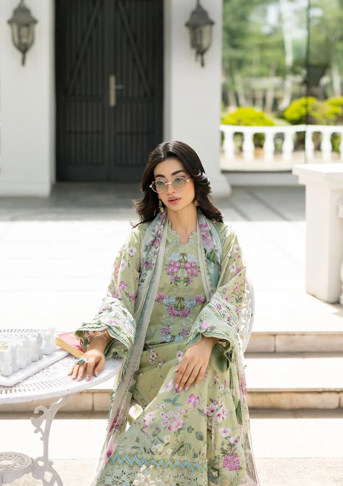 Elaf Signature Emb Prints Vol'II'26 ESG-6A JADE