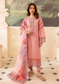 Farasha Seraya Emb Lawn'24 D-07 FLORA - Mohsin Saeed Fabrics