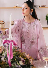 Nureh Eid Escape Luxury Lawn'24 NE-87 SPARKLE PINK - Mohsin Saeed Fabrics